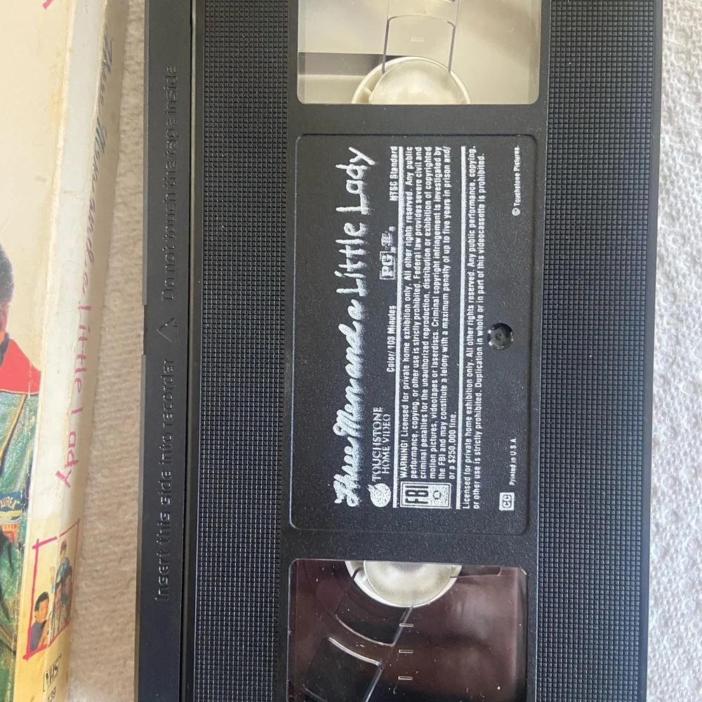 Touchstone Crystal VHS Tape - Black and White